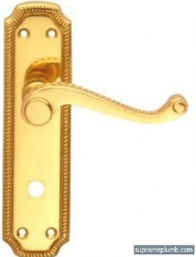 Regency Lever Bathroom Polished Brass